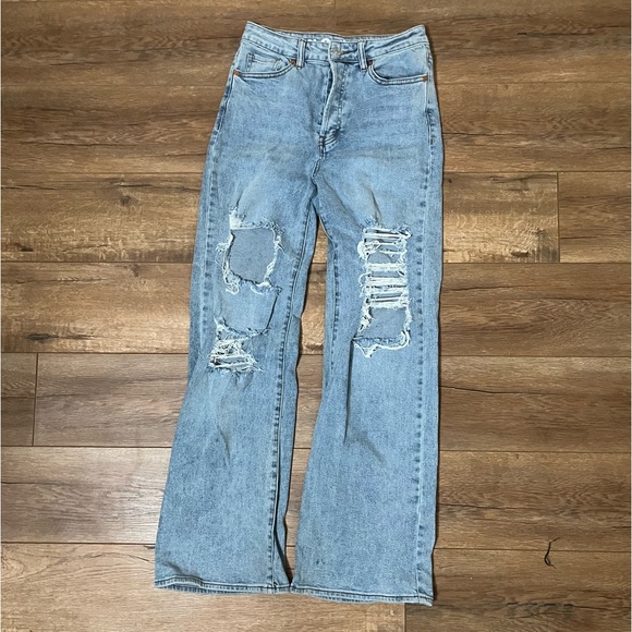 S.O.N.G HIGH RISE STREET JEANS 💙 - Picture 2 of 5